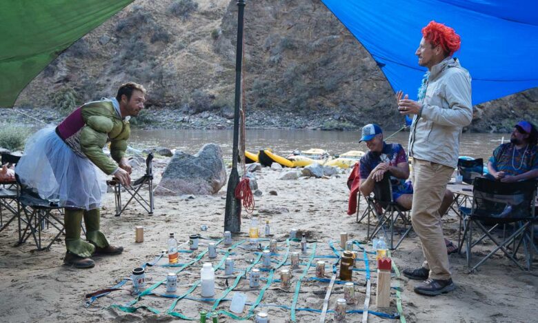 Chess Match on the River