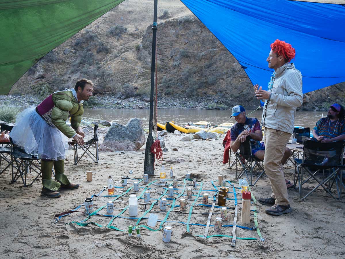 Chess Match on the River
