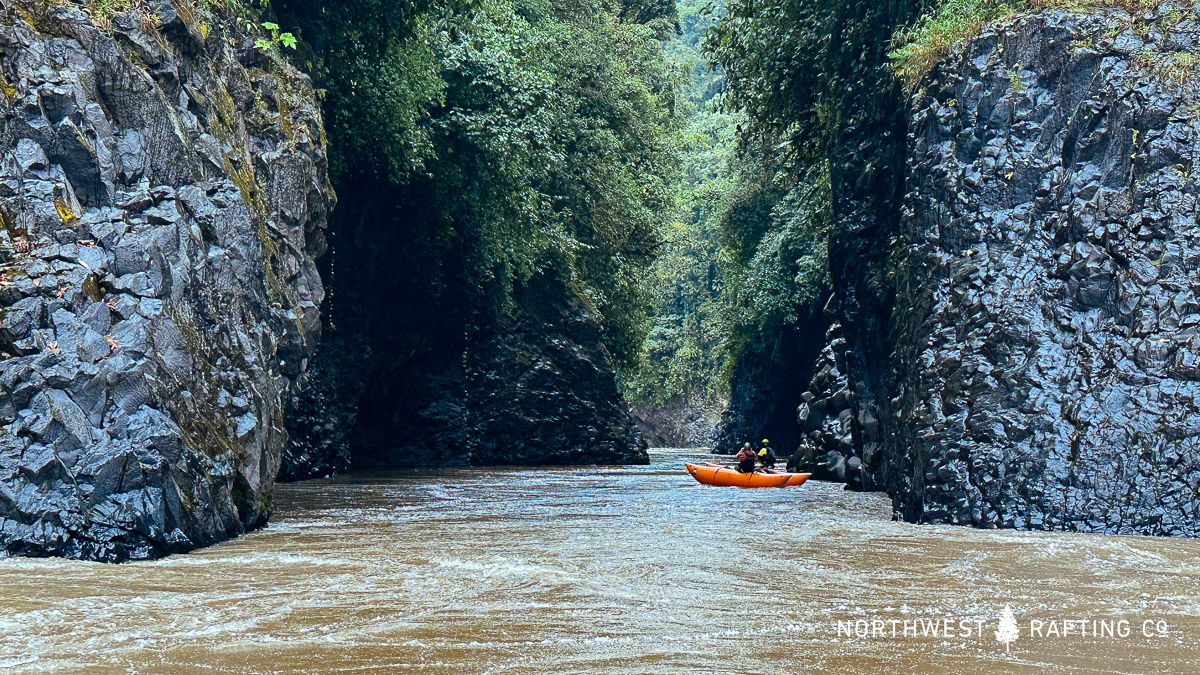 R-2 Rafting on the Quijos River in Ecuador