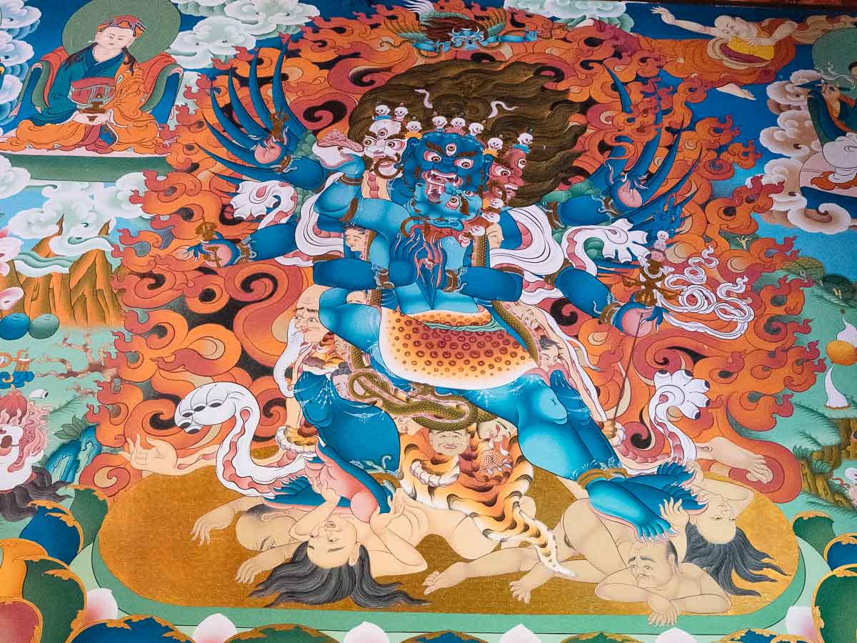 Vajrakilaya Thangka Bhutan