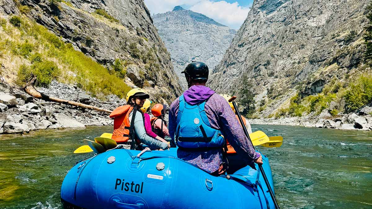 Rafting through the Impassable Canyon on the Middle Fork of the Salmon River