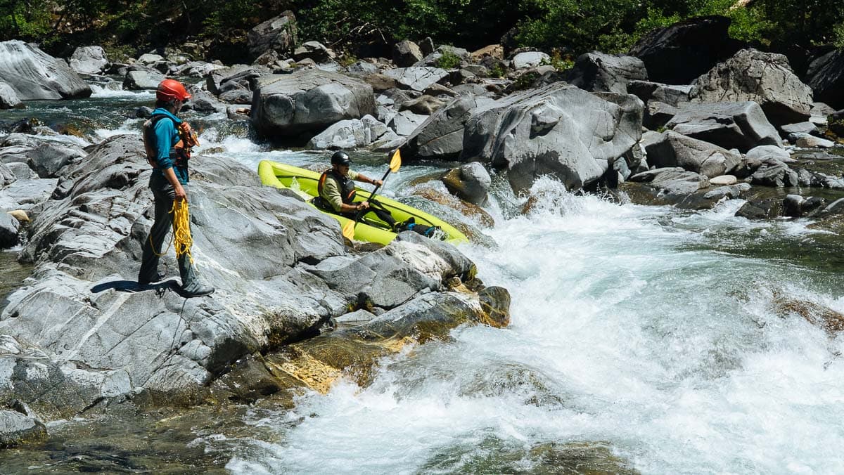 Kayaking on the Chetco River in the Kalmiopsis Wilderness