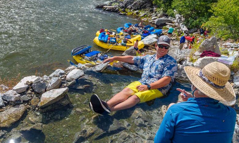 Hot Springs on the Middle Fork of the Salmon River