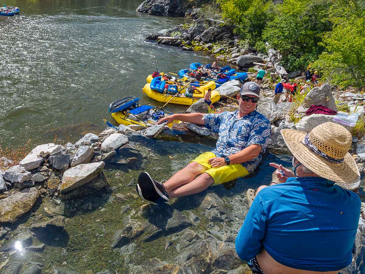 Hot Springs on the Middle Fork of the Salmon River